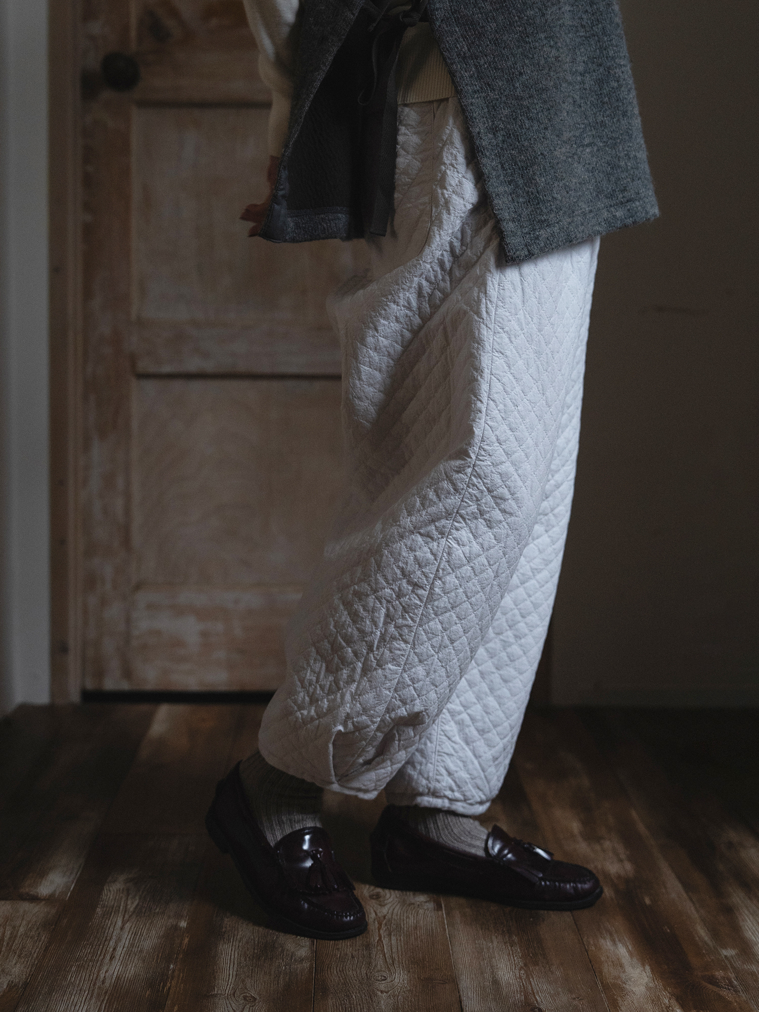 キルティングパンツ