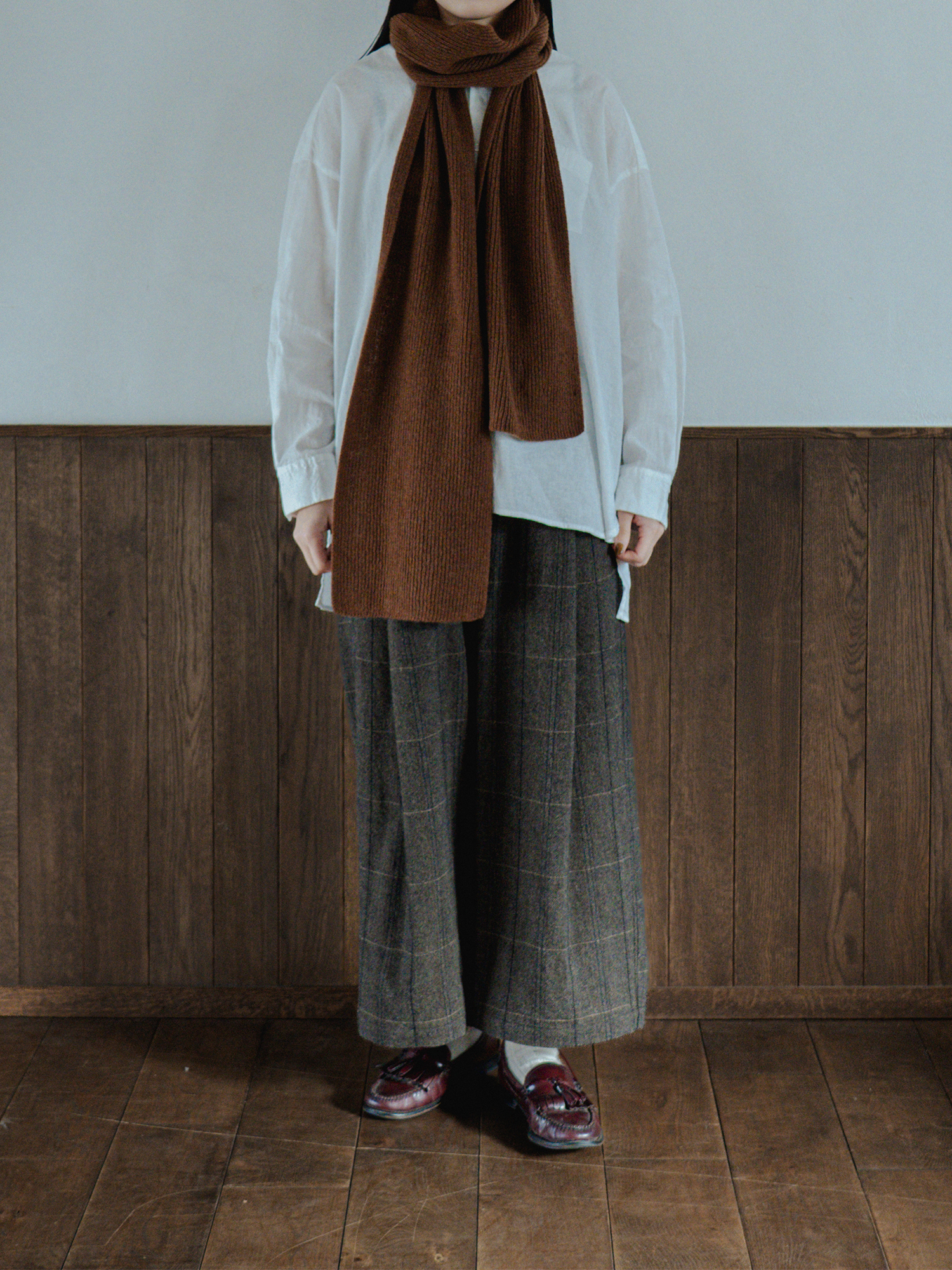 バンドカラーシャツ