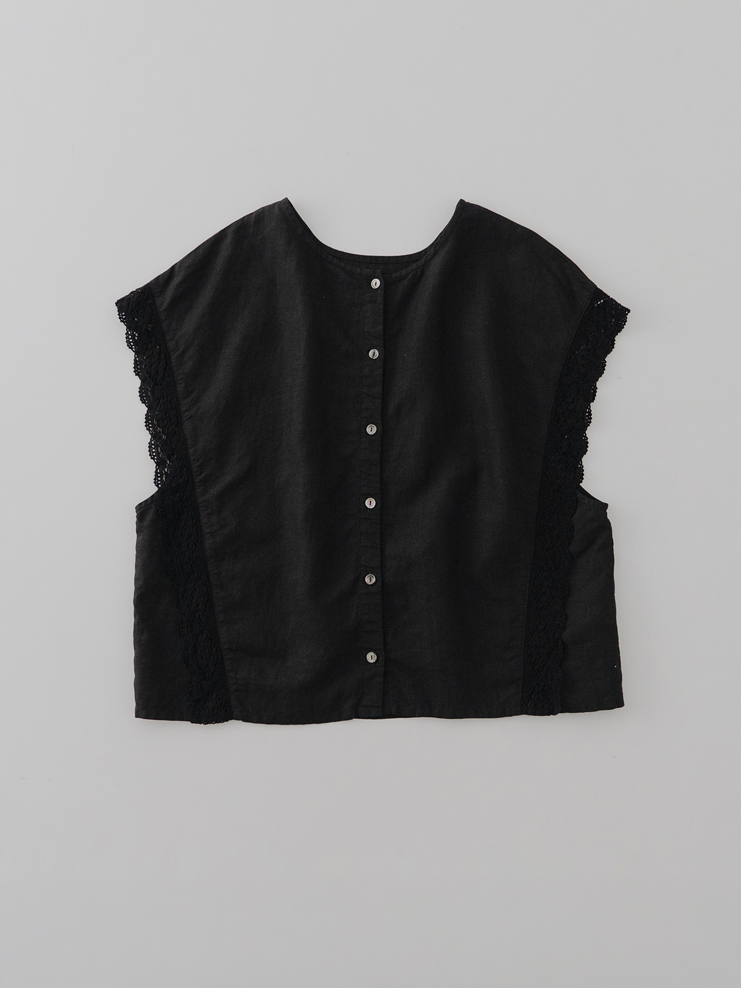 Linen Lace Two-way Vest