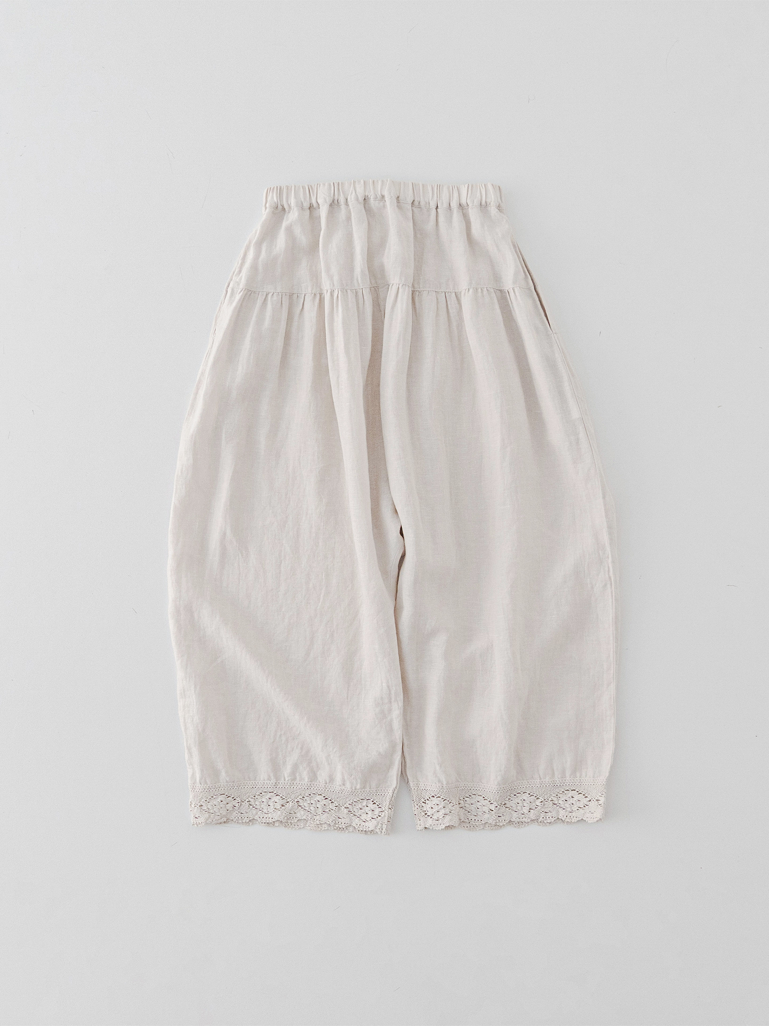 Linen Lace Drawers Trousers