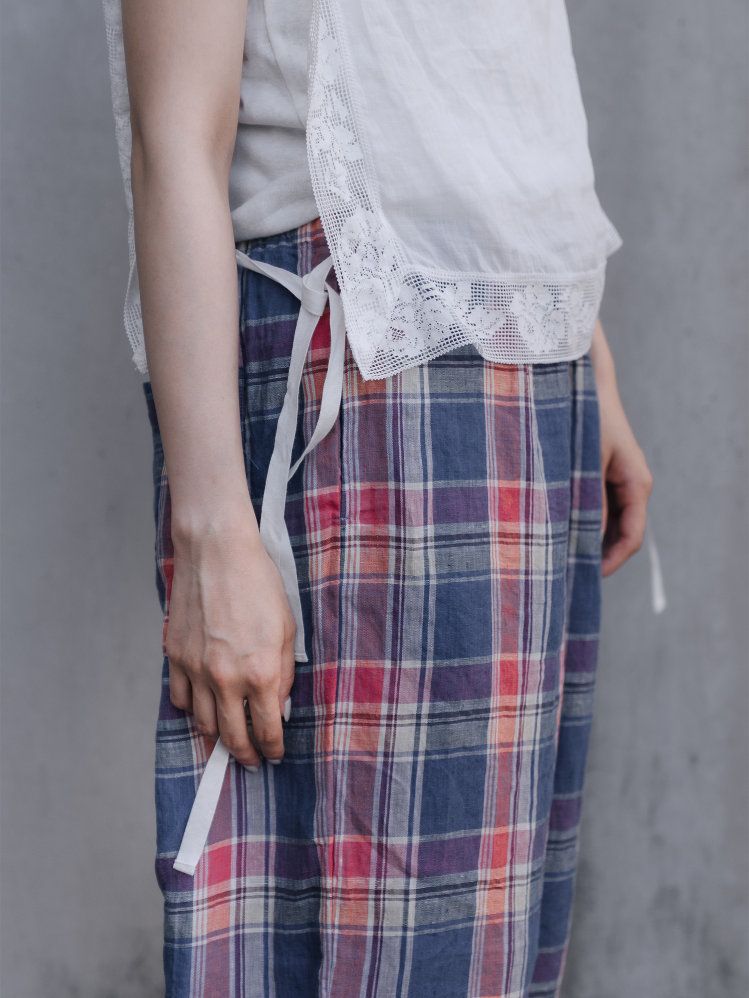 Checked Trousers