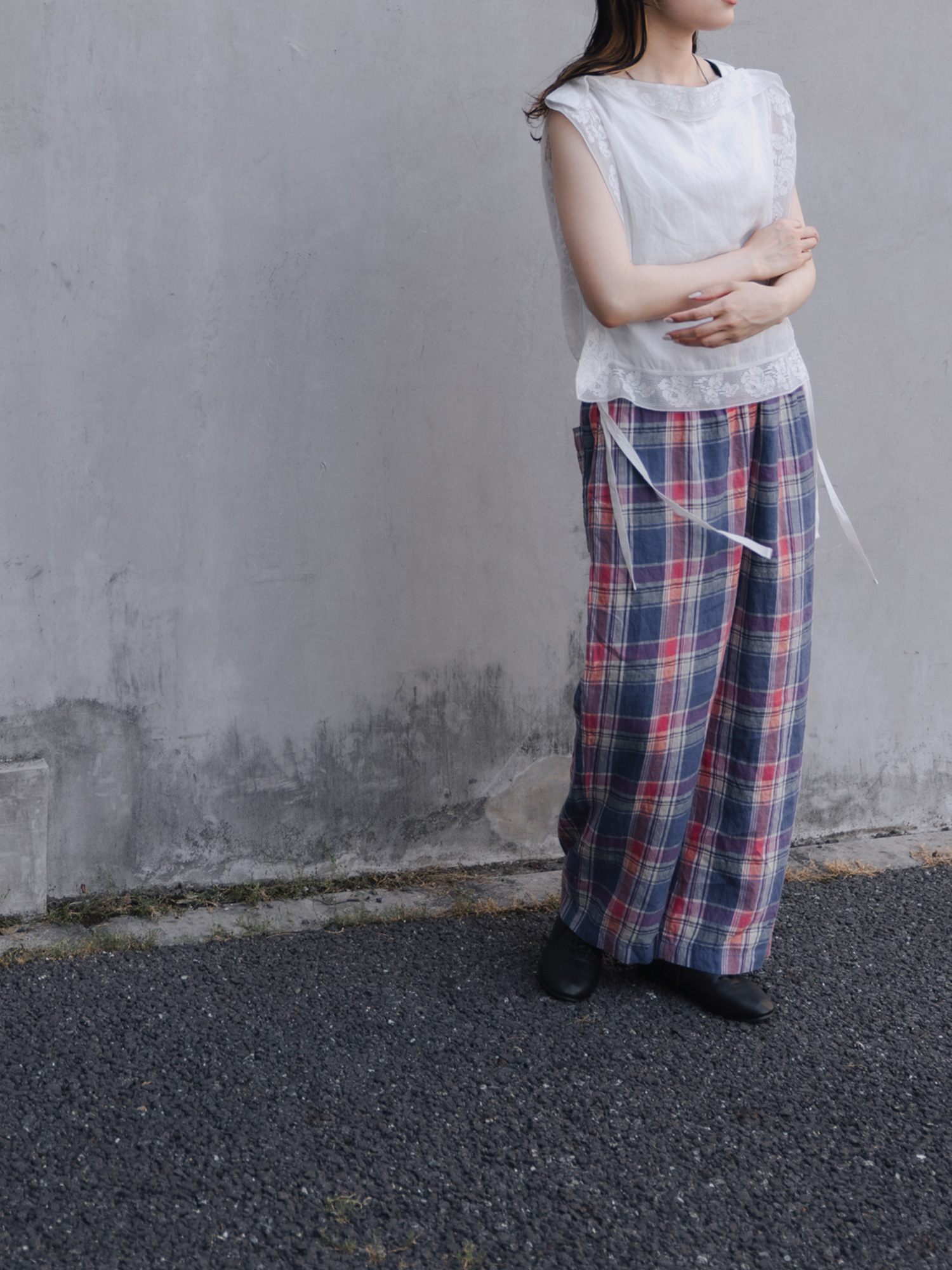 Checked Trousers