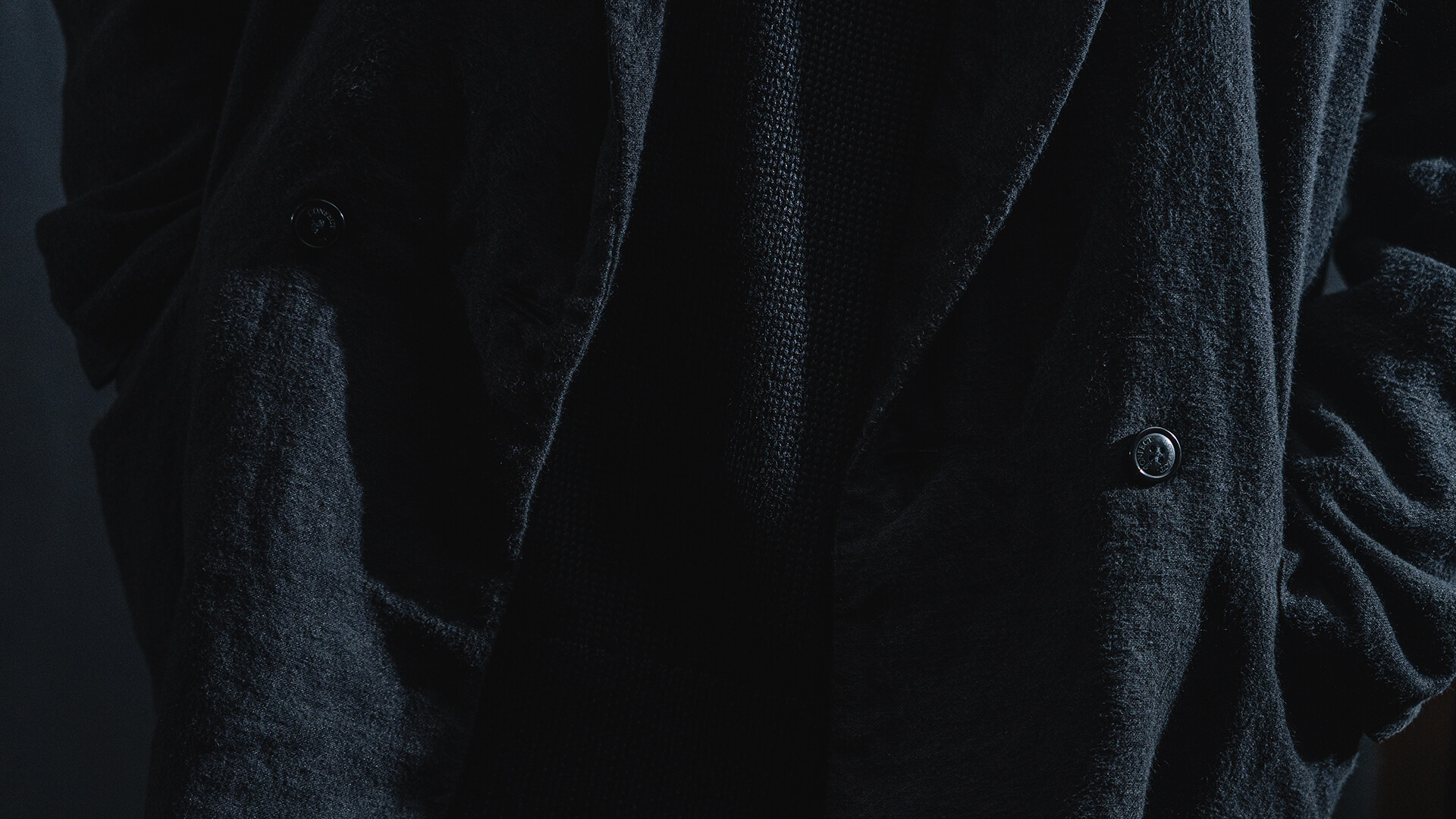 起毛リネンジャケットの着用画像