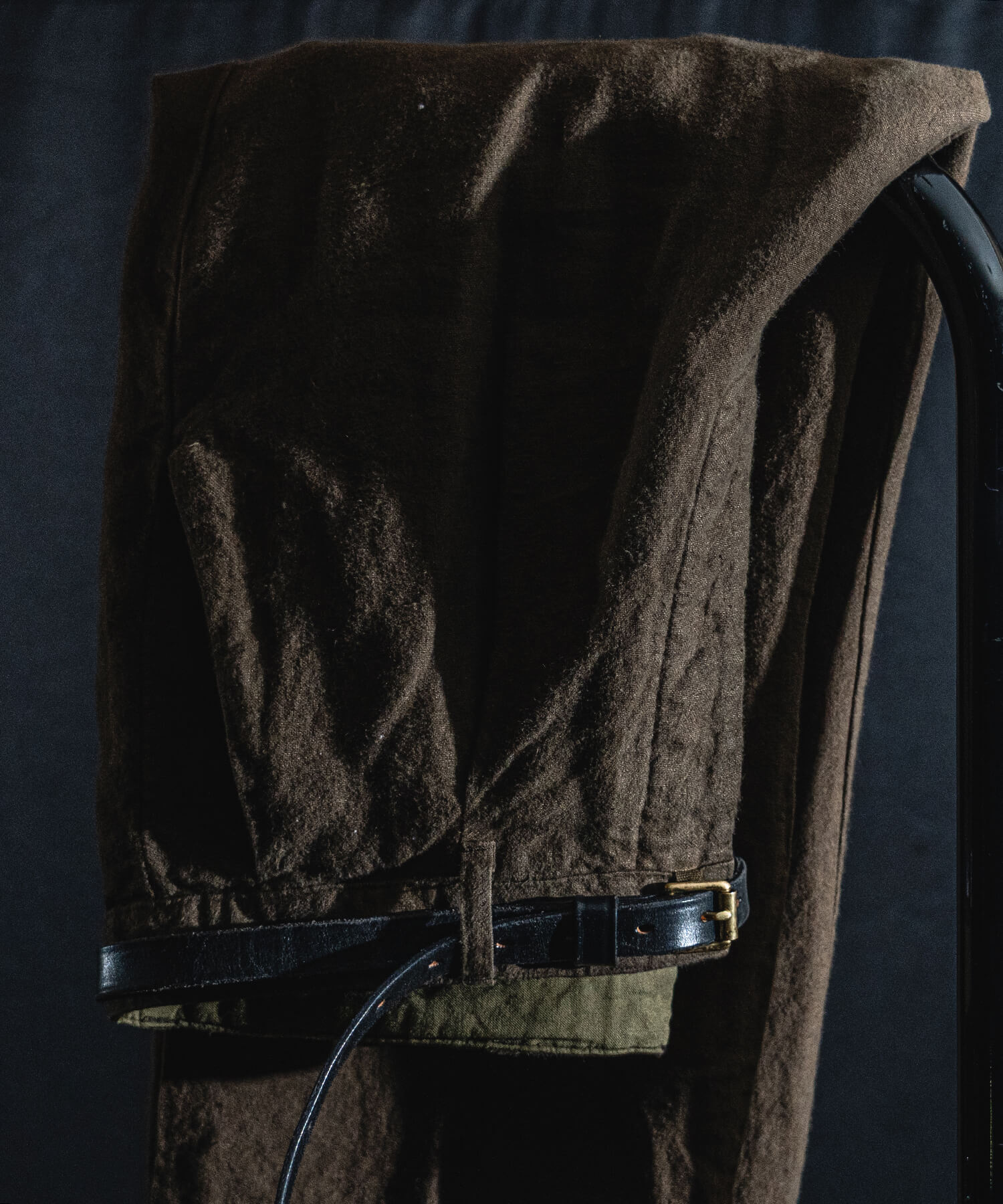 起毛リネントラウザーズ