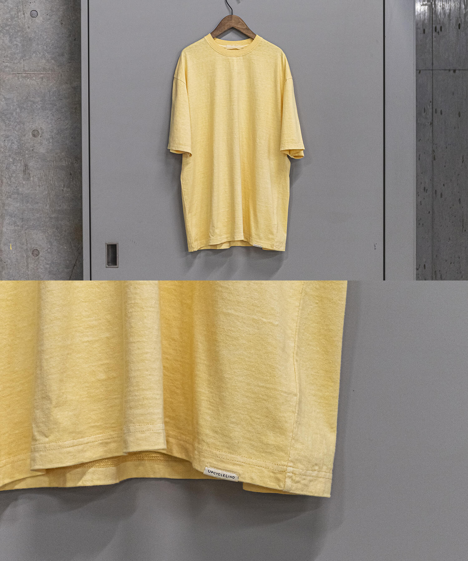 Tシャツのイエロー色