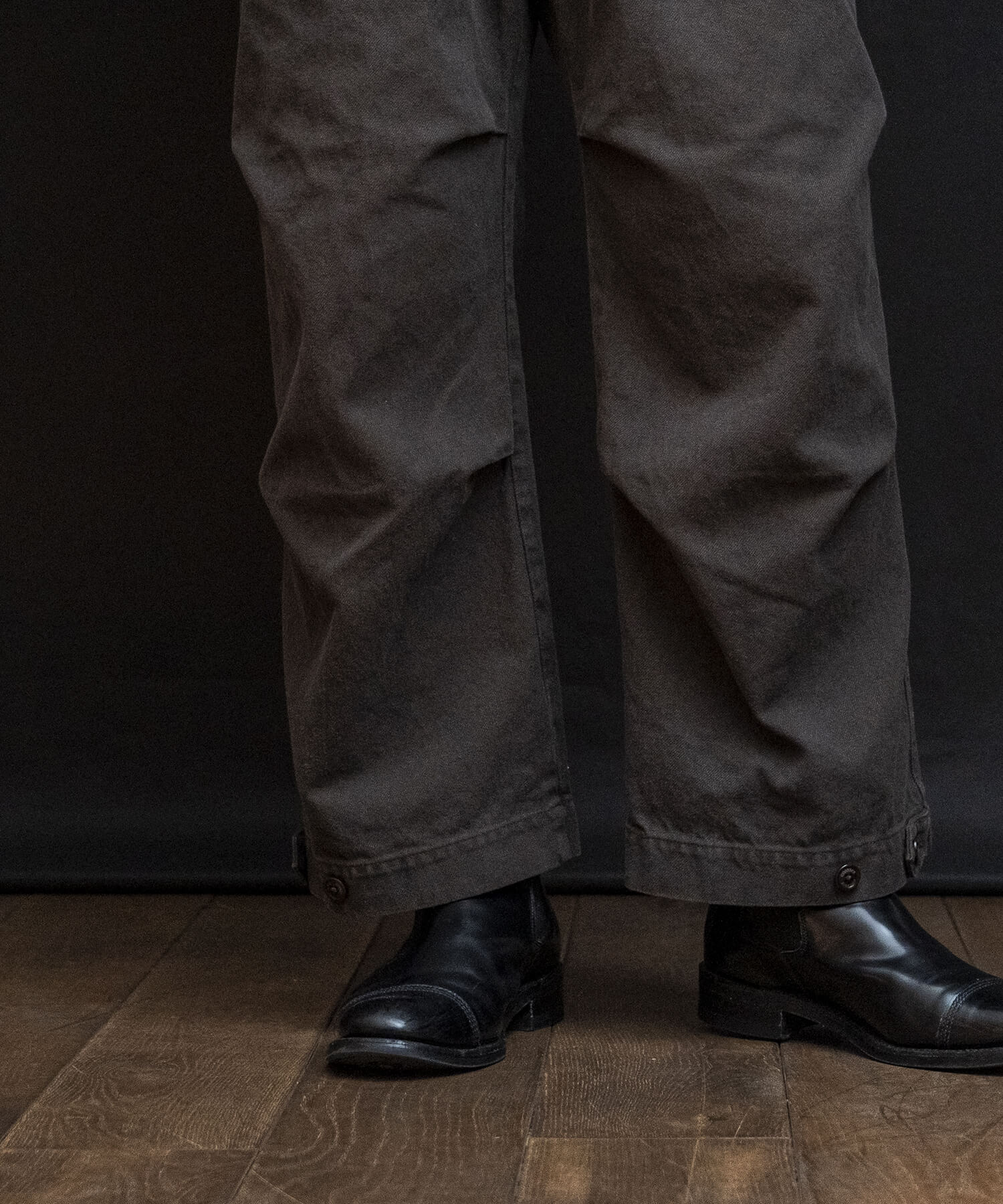 Cotton Linen Gabardine Work Pants