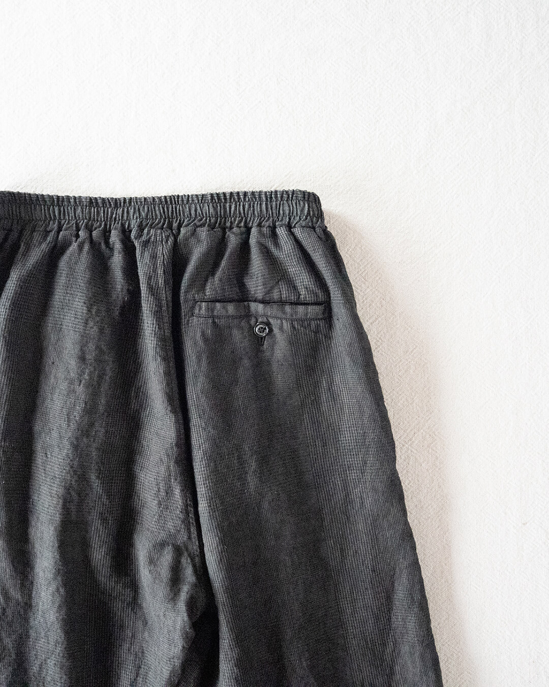 Linen Sumi-zome Easy-Fit Pants