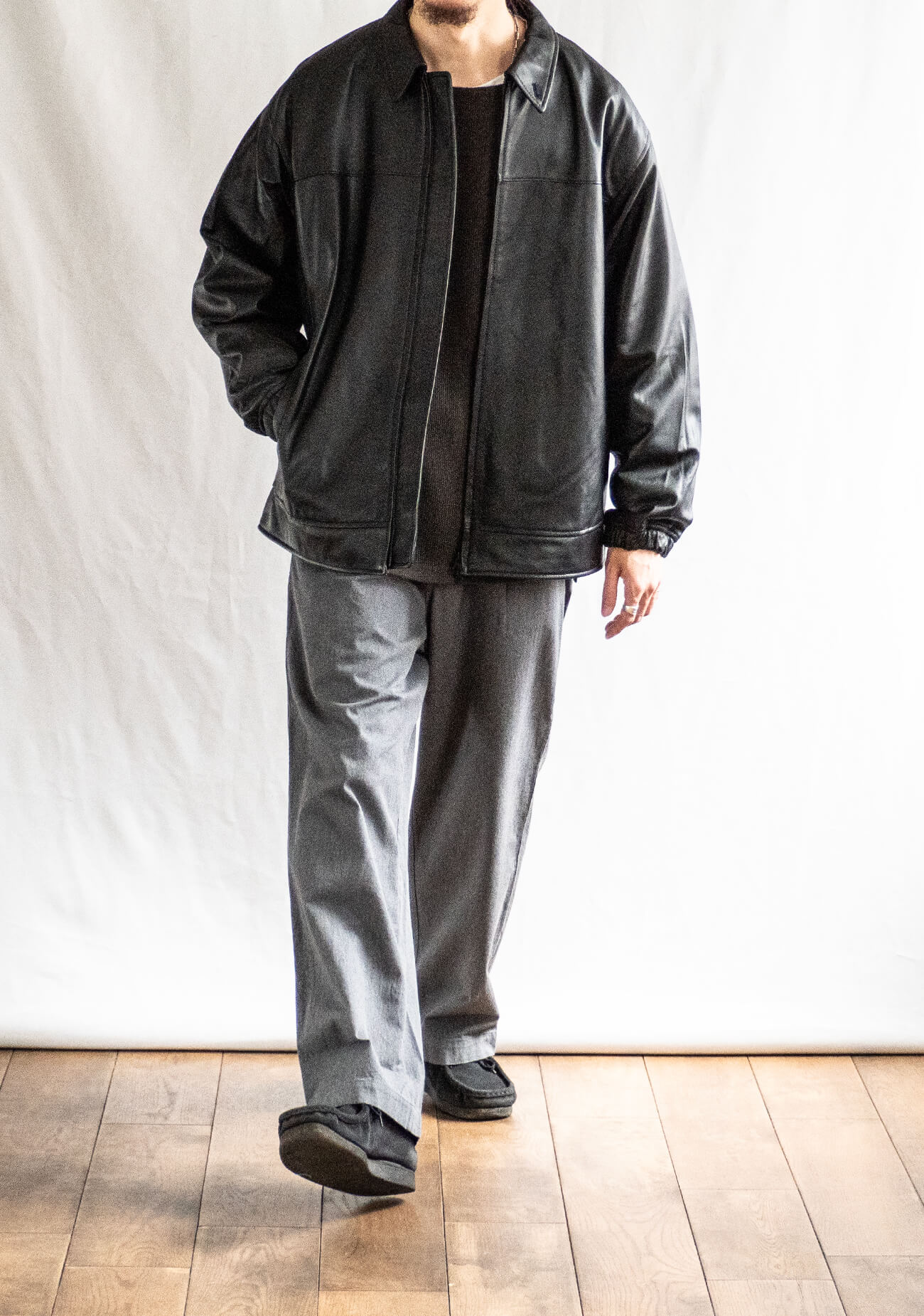 Leather Jacket シープレザースポーツジャケット / CONFECT