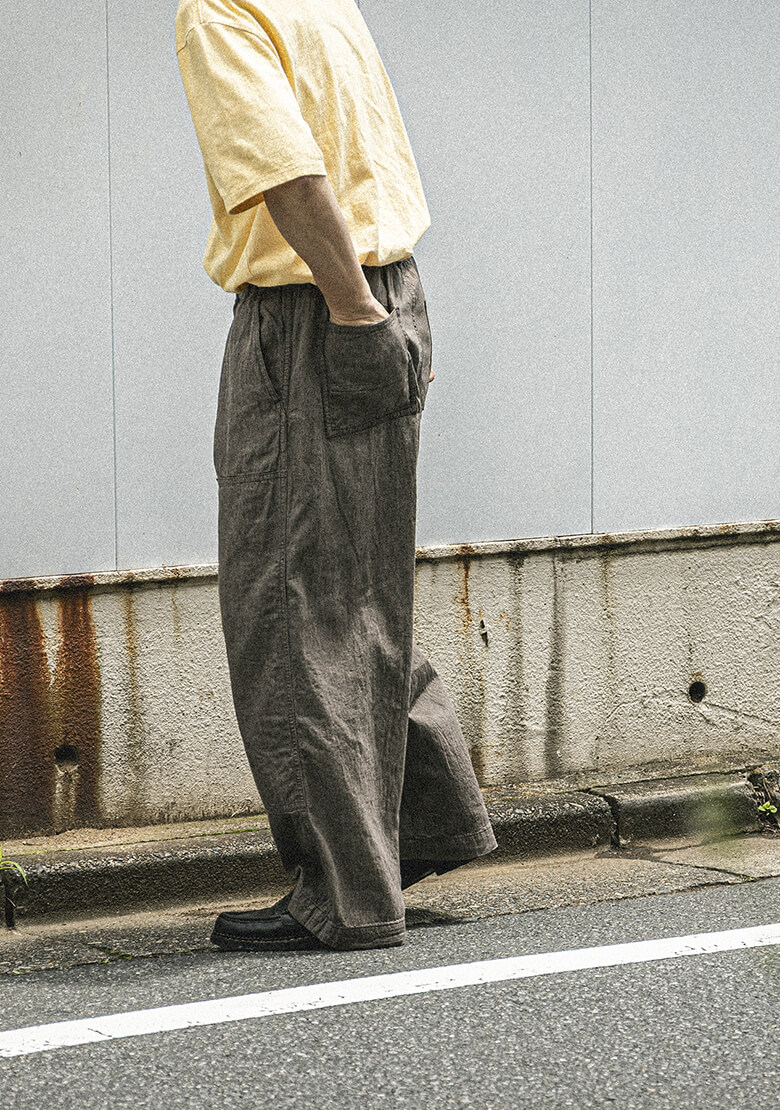 モカのデニム着用画像