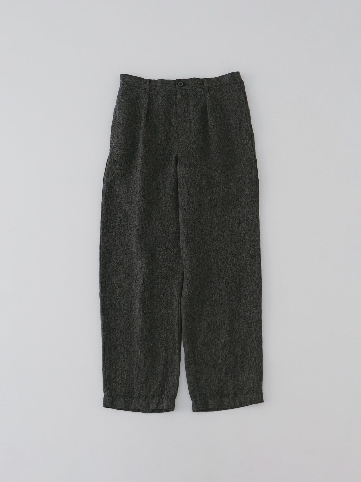 リネン杢ツイルイージートラウザーズ