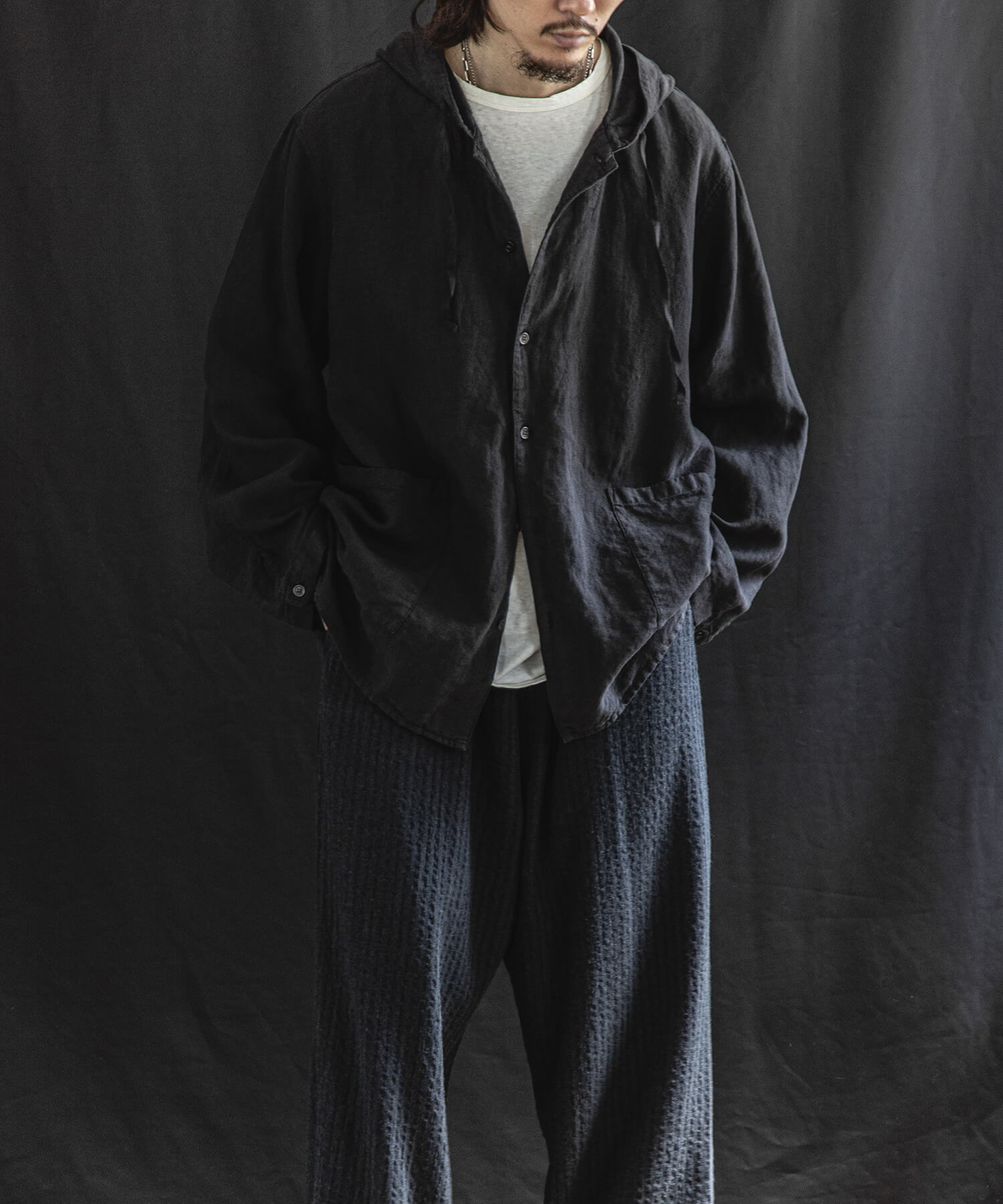 Wool Linen Mélangeの着用画像