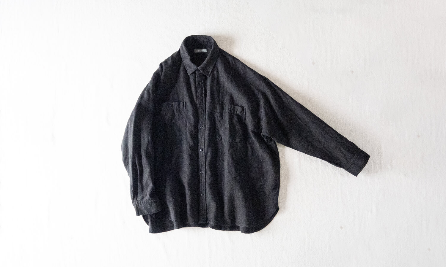 blacklinen baggy shirt