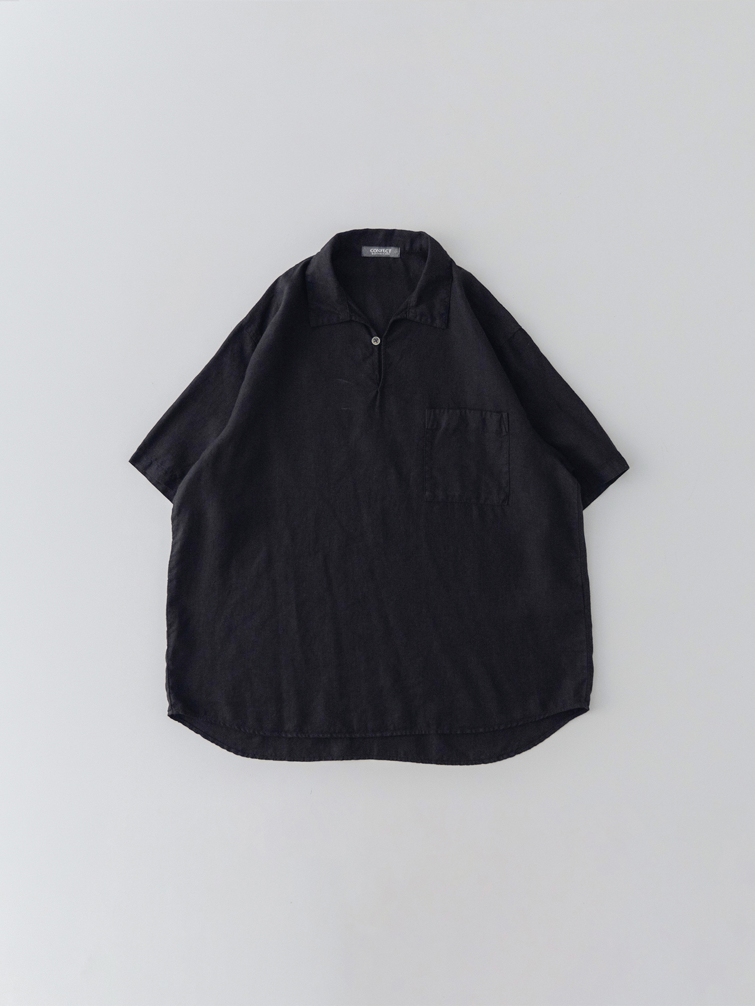 Linen Short Sleeve Skipper Shirt